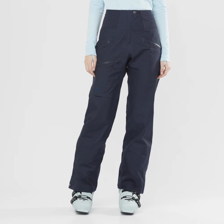 Pantalones De Esquí Salomon Outpeak GTX 3L Mujer Azul Marino | MX FNSZ521